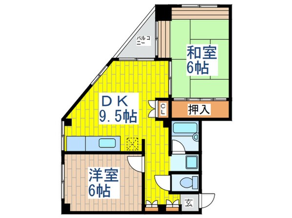 アクシス池上の物件間取画像